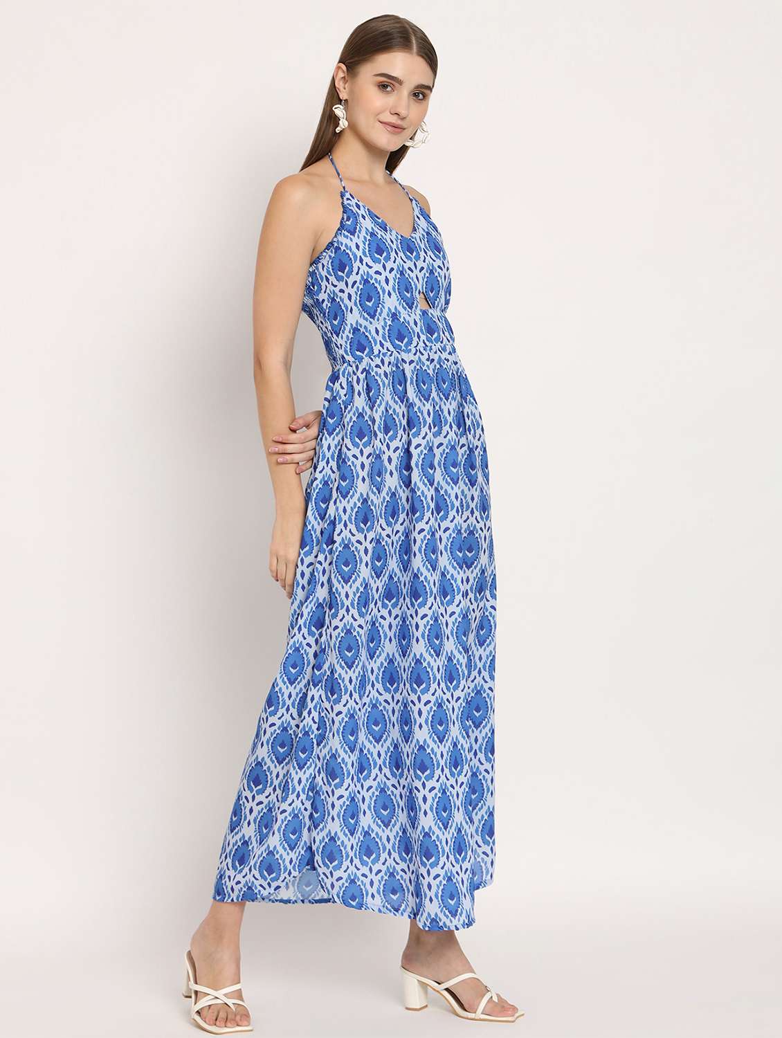 purist blue printed maxi dress - 20386179 -  Standard Image - 1