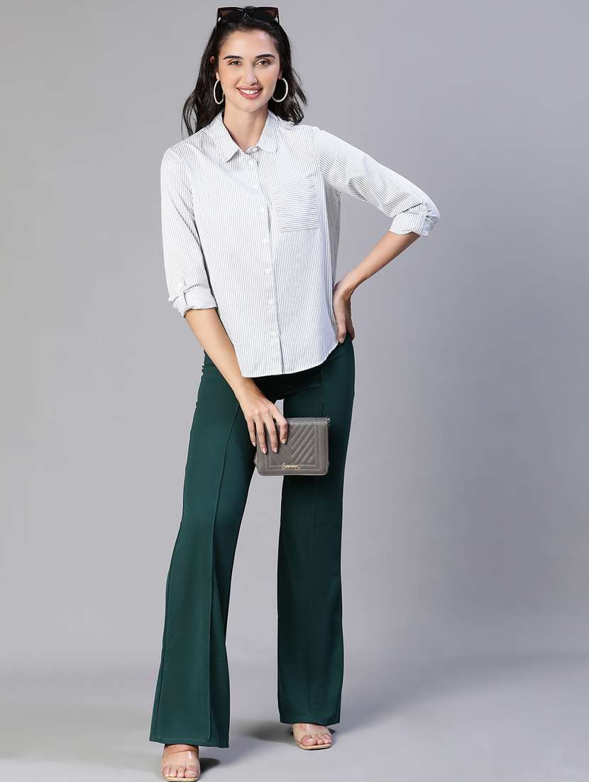 multi print stripes regular shirt - 20386242 -  Standard Image - 4