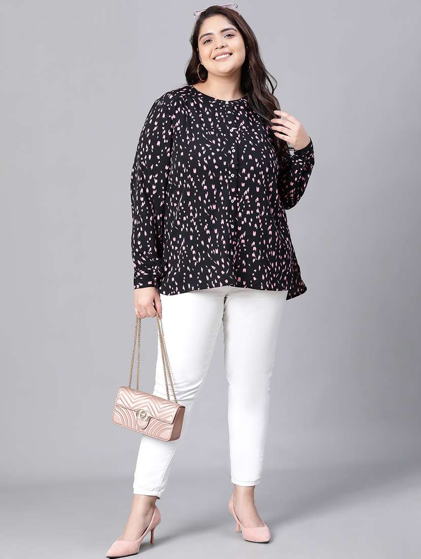 black animal print regular shirt - 20386247 -  Standard Image - 4