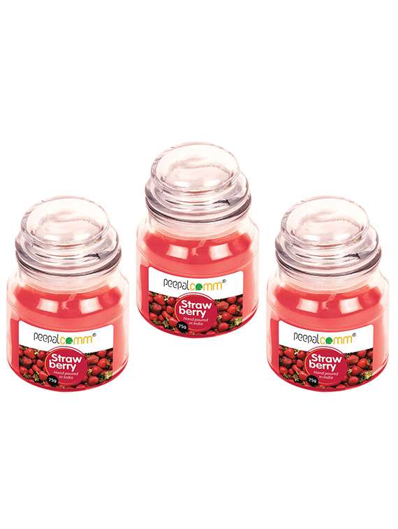 peepalcomm scented wax jar candles set