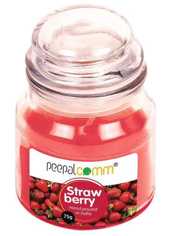 peepalcomm scented wax jar candles set