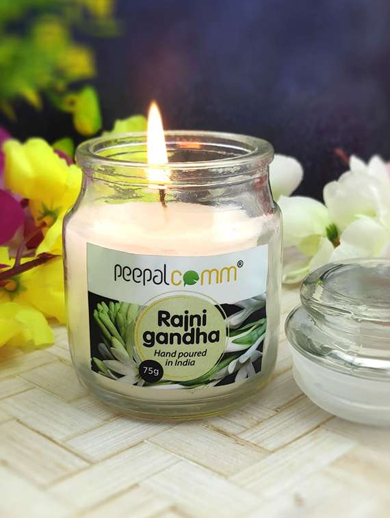 peepalcomm scented wax jar candle