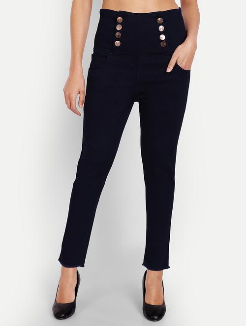 women's plain slim fit jeans - 20386478 -  Standard Image - 0