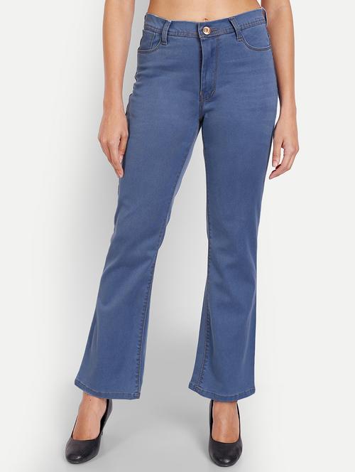 women's plain bootcut jeans - 20386498 - Standard Image - 0