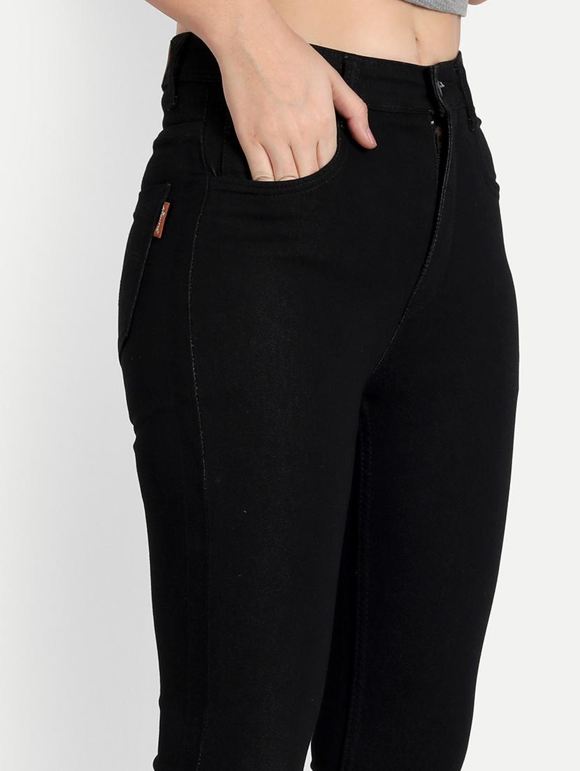 women's plain skinny fit jeans - 20386515 - Standard Image - 4