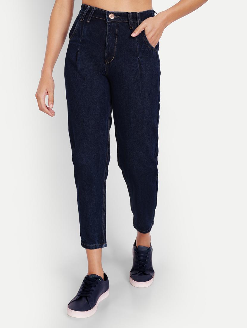 women's plain mom fit jeans