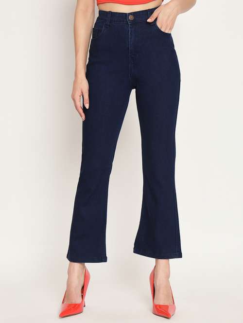 women's plain bootcut jeans - 20386532 - Standard Image - 0