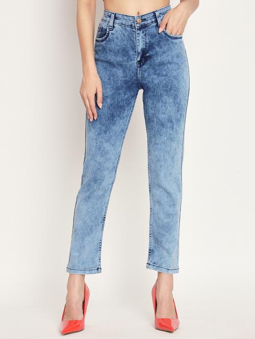 women's plain slim fit jeans - 20386533 - Standard Image - 0