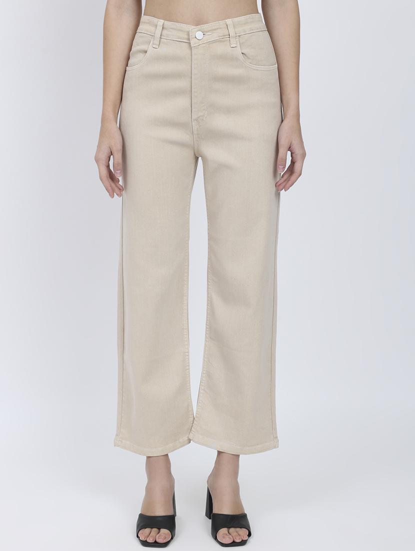 women's plain straight fit jeans - 20386543 - Zoom Image - 0