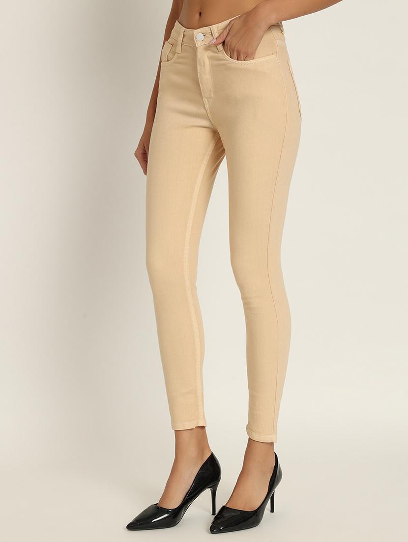 women's plain slim fit jeans - 20386554 -  Standard Image - 1