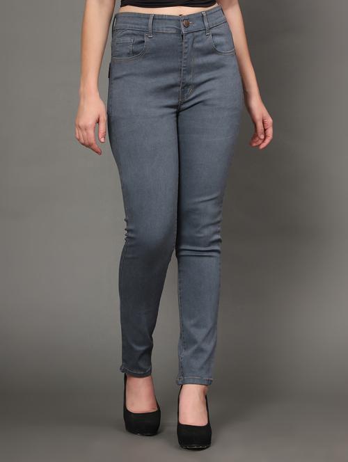 women's plain slim fit jeans - 20386577 -  Standard Image - 0