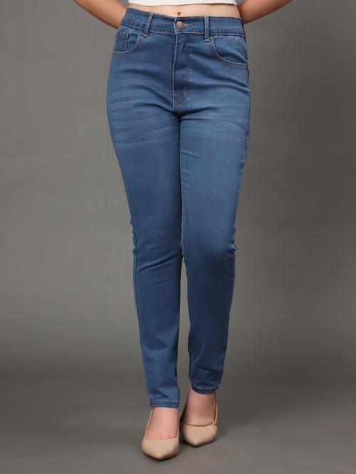 women's plain slim fit jeans - 20386578 -  Standard Image - 0