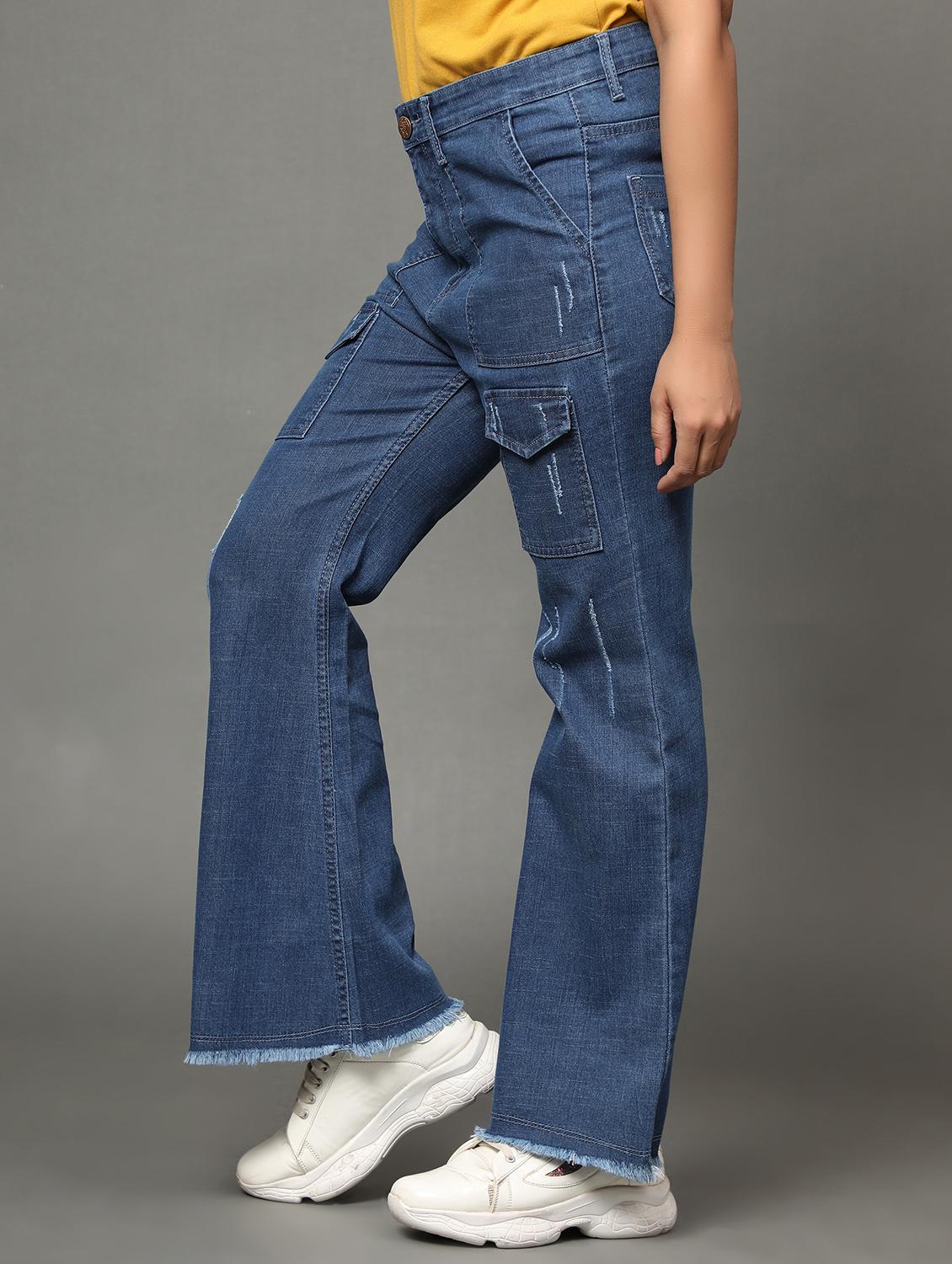 women's high rise solid cargo - 20386590 - Standard Image - 1