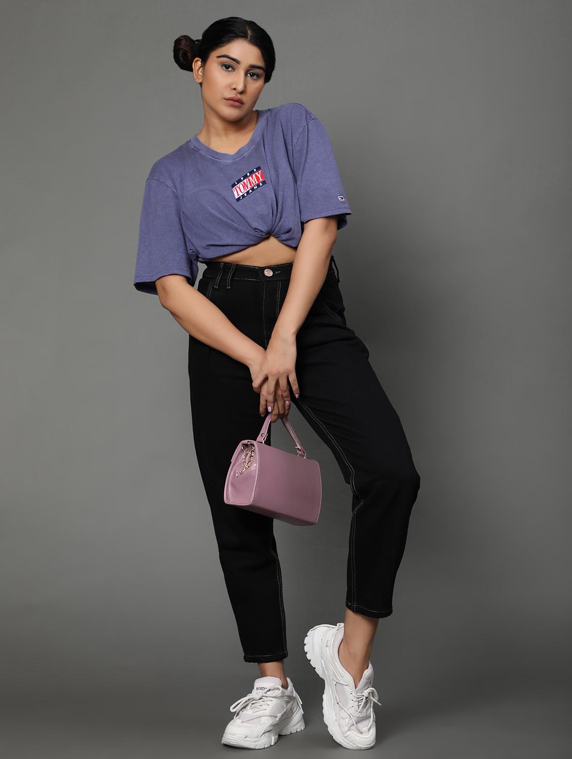 women's plain mom fit jeans - 20386608 - Standard Image - 4