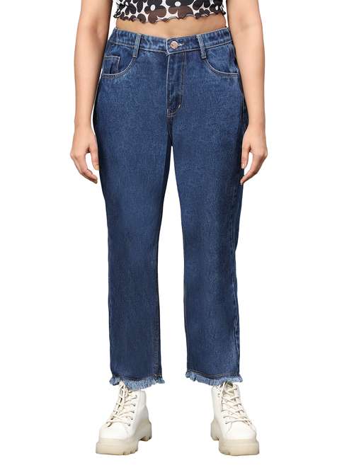 women's plain straight fit jeans - 20386680 -  Standard Image - 0