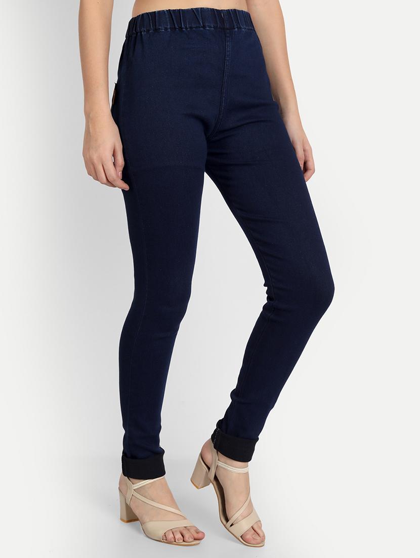 women blue denim jegging - 20386738 - Standard Image - 1