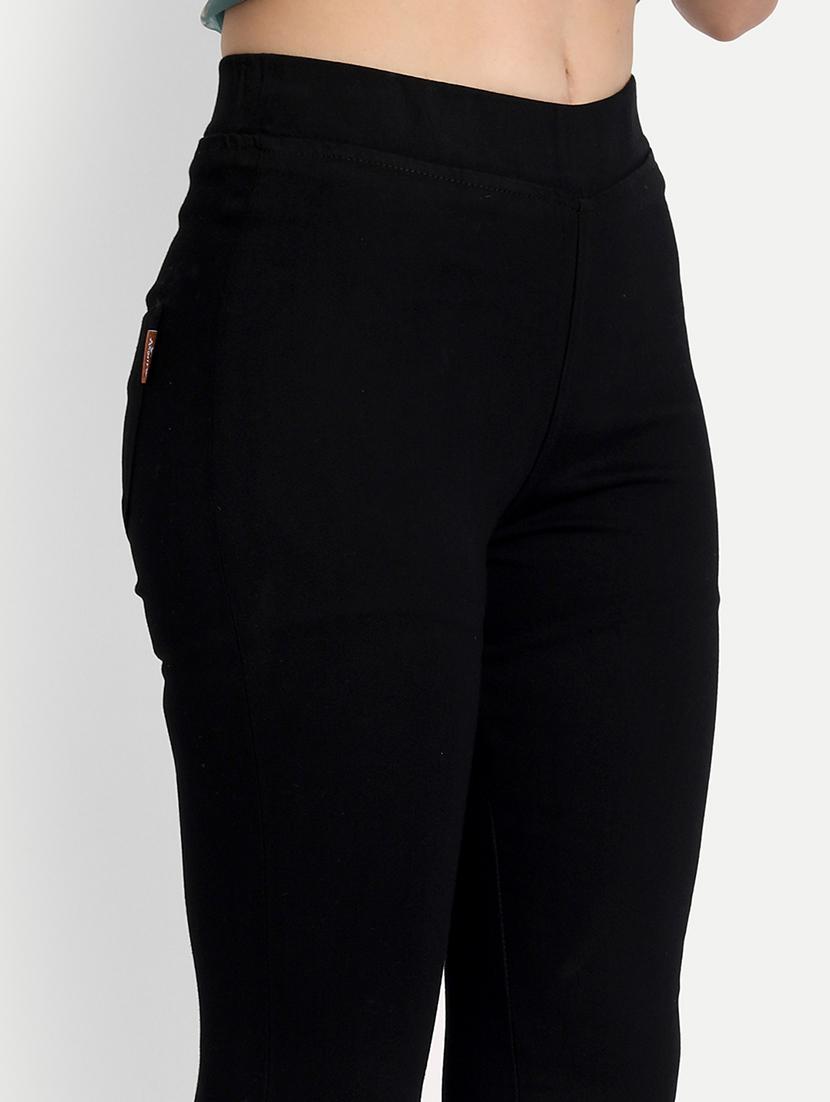 women black denim jegging - 20386759 - Standard Image - 4