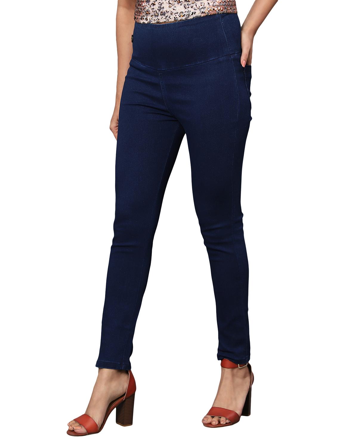 women blue denim jegging - 20386798 -  Standard Image - 1