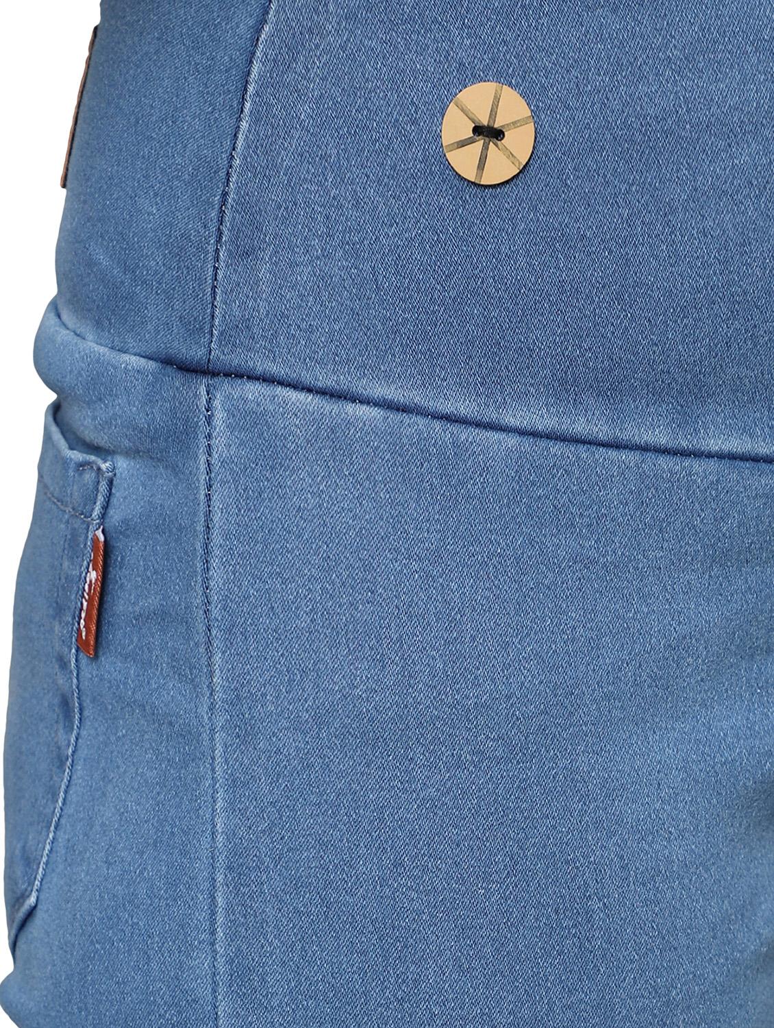 women light blue denim jegging - 20386802 - Standard Image - 4