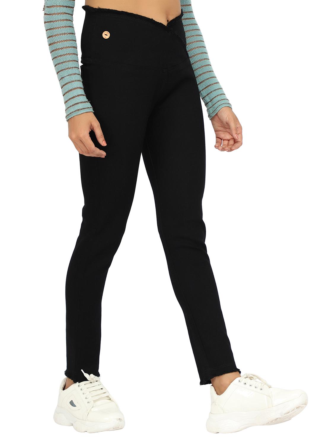 women black denim jegging - 20386803 -  Standard Image - 1