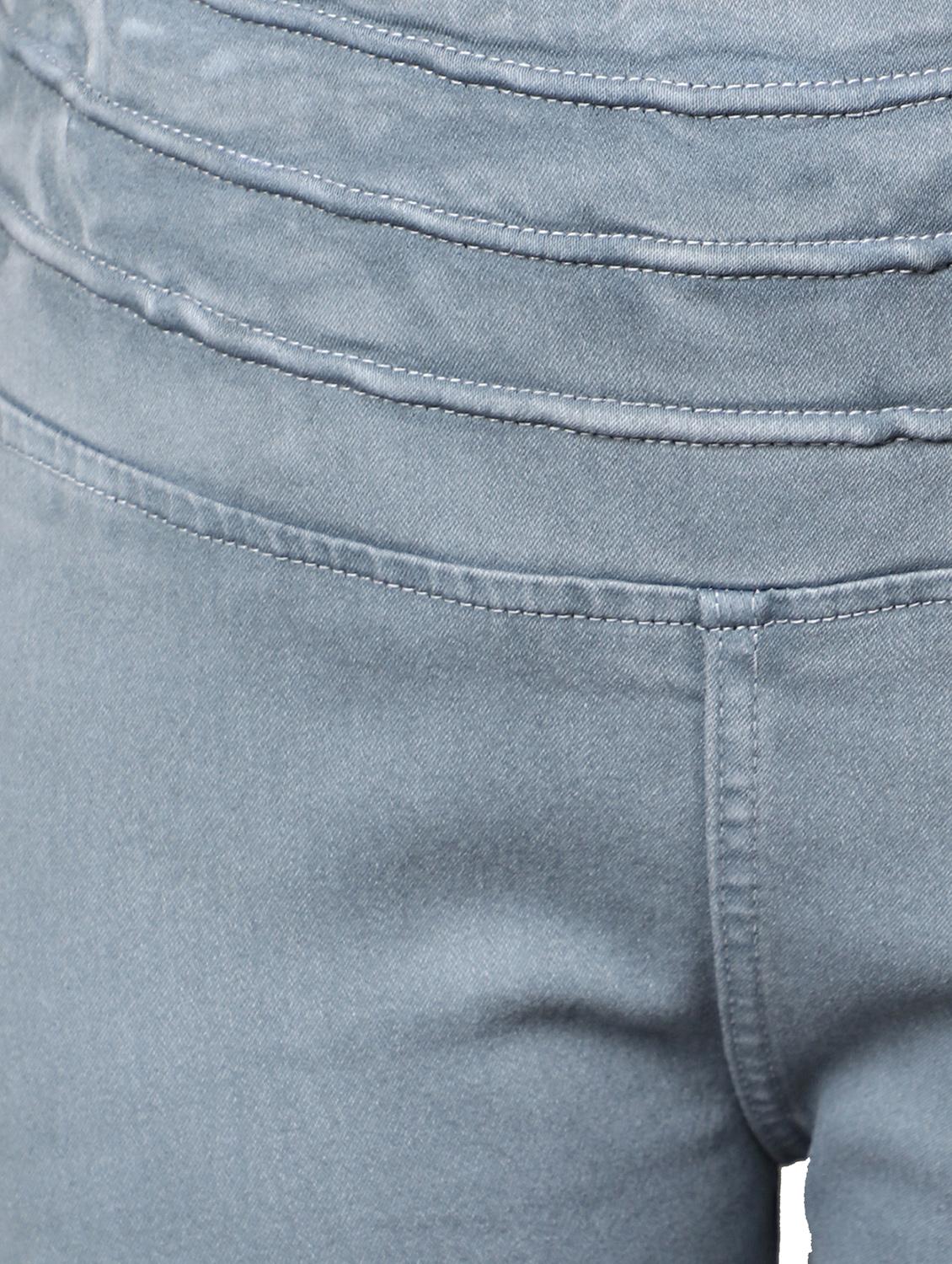 women grey denim jegging - 20386813 - Standard Image - 4