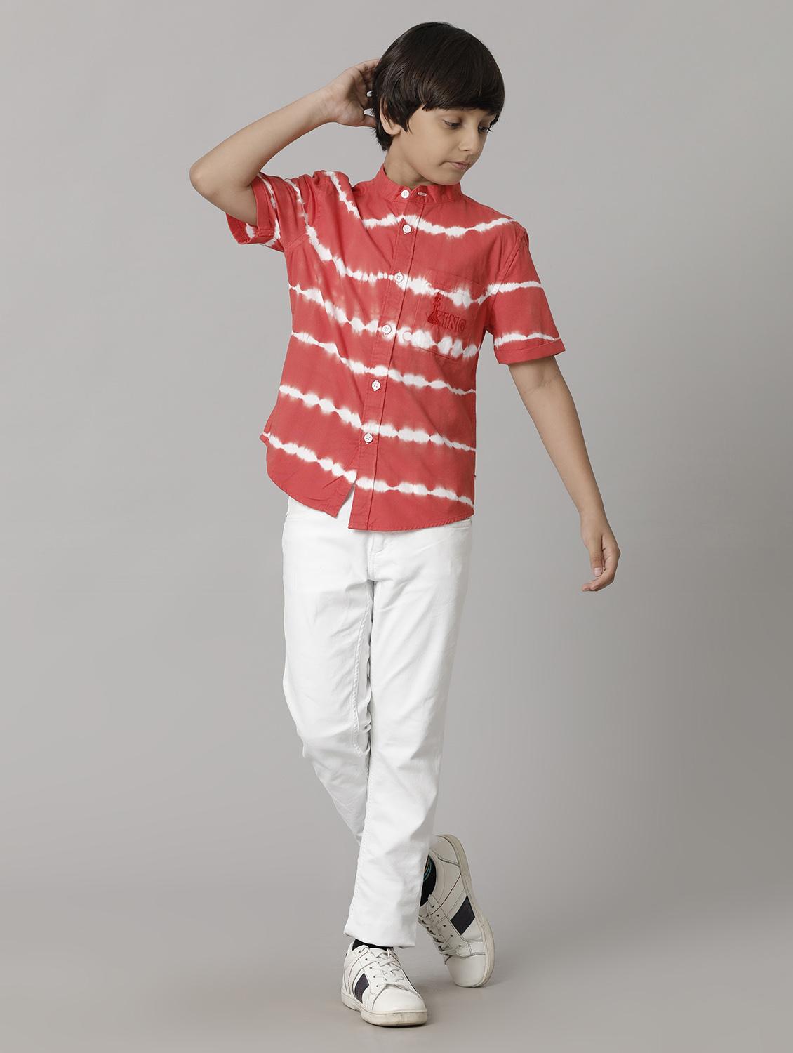 boys red tie n dye shirt - 20386929 - Standard Image - 4