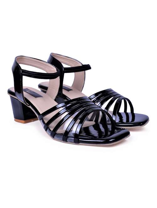 black ankle strap sandal - 20387784 -  Standard Image - 0