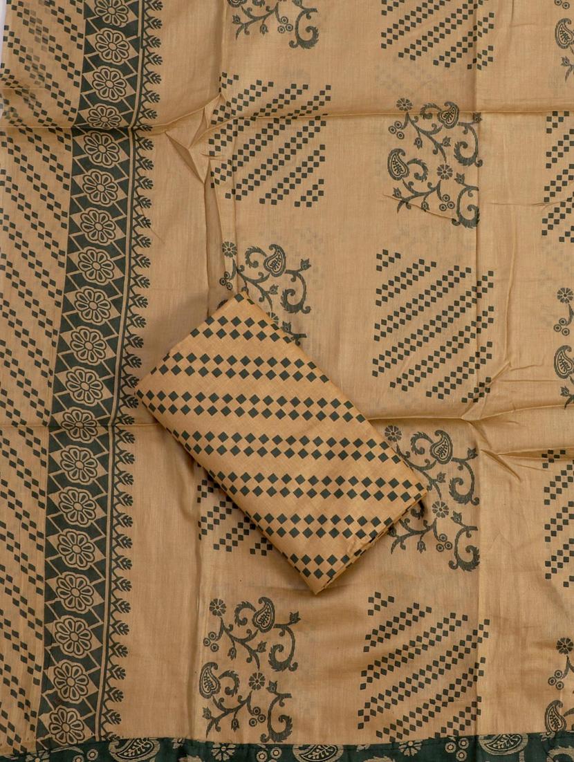 women green paisely unstitched suits - 20388444 - Standard Image - 1