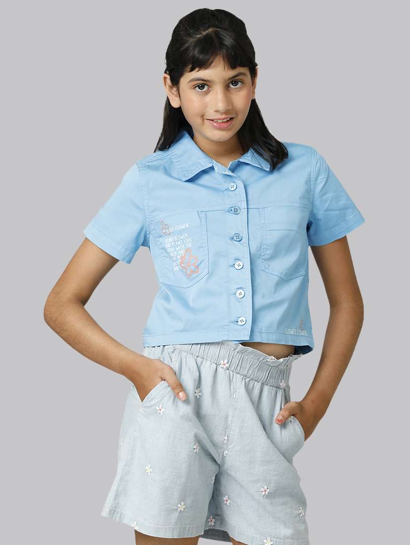 girls collared shirt