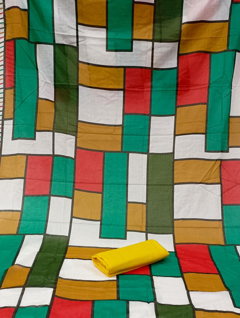 women multi color stripes unstitched suits - 20388613 - Standard Image - 4