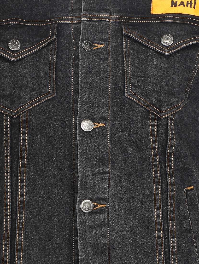 black denim jacket - 20388711 -  Standard Image - 4