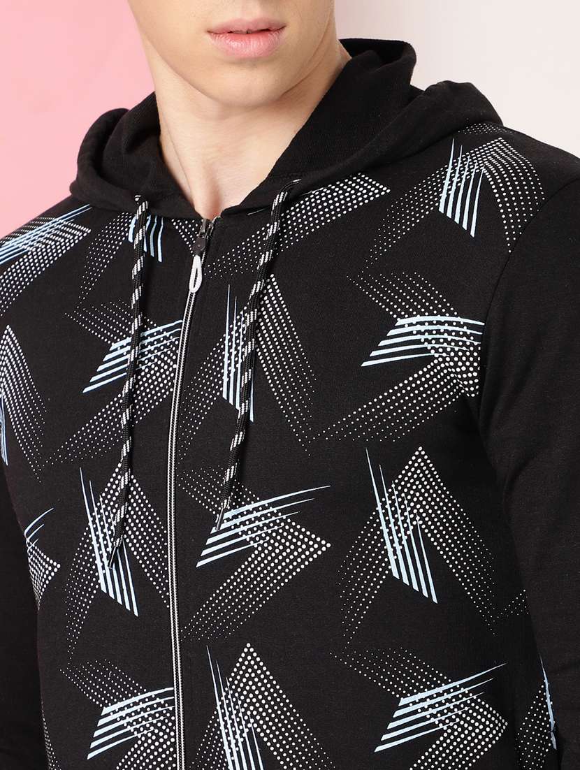 men printed hooded jacket - 20388748 -  Standard Image - 4