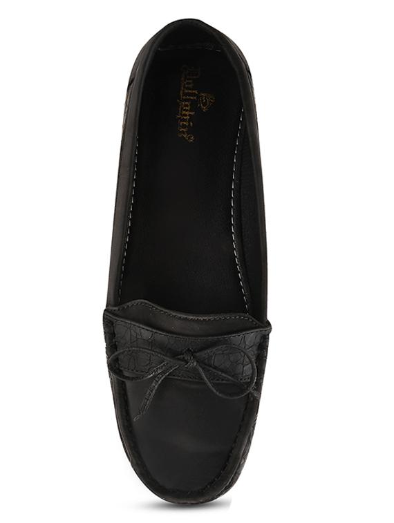black slip on loafer - 20389069 - Standard Image - 4