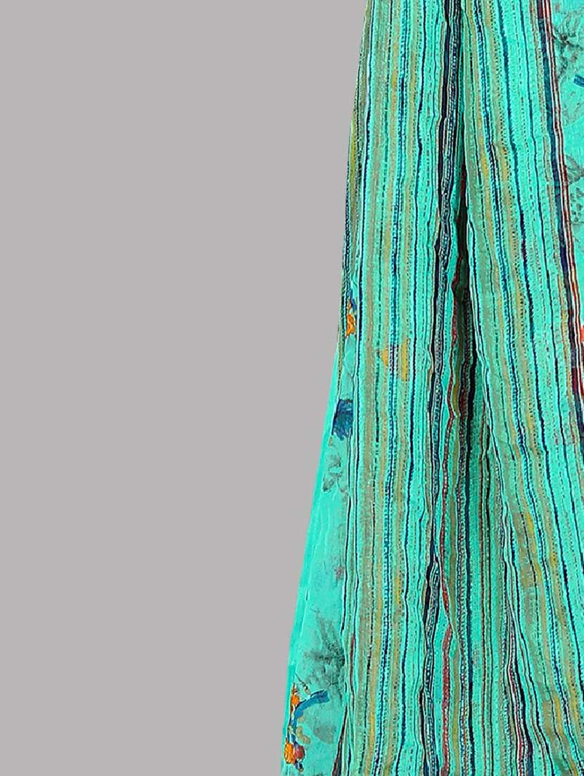 women green unstitched patiyala suits - 20390179 -  Standard Image - 4