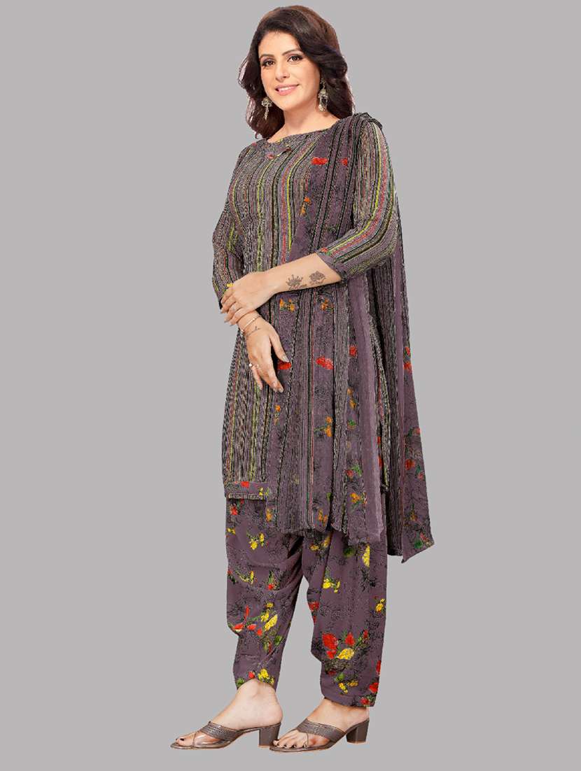 women multi color unstitched patiyala suits - 20390195 - Standard Image - 1