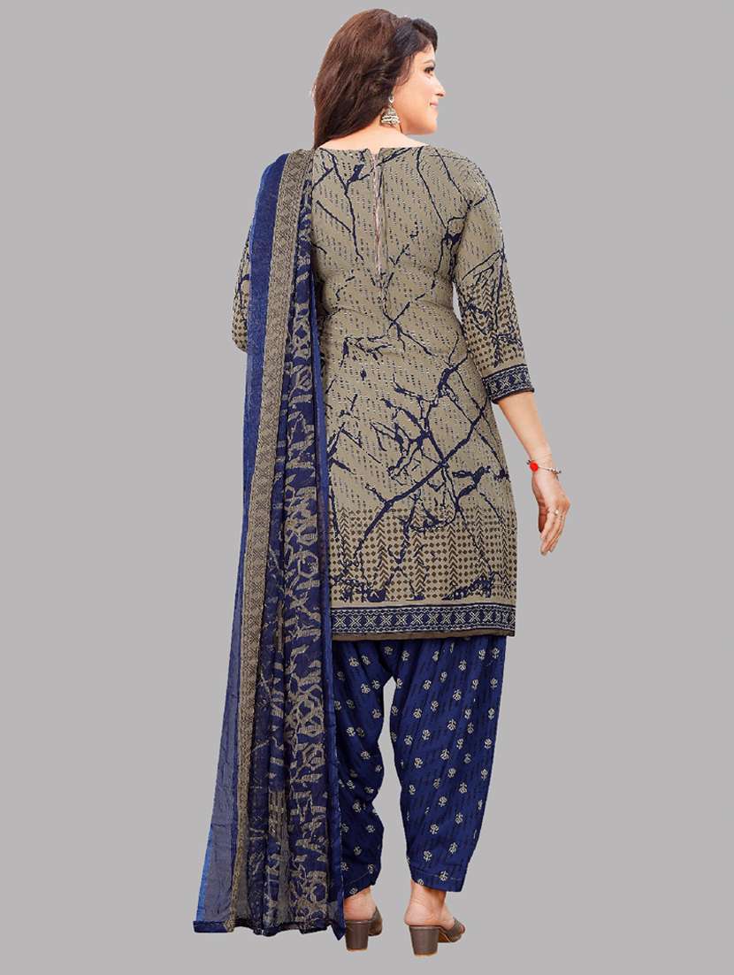 women grey unstitched patiyala suits - 20390196 - Standard Image - 1