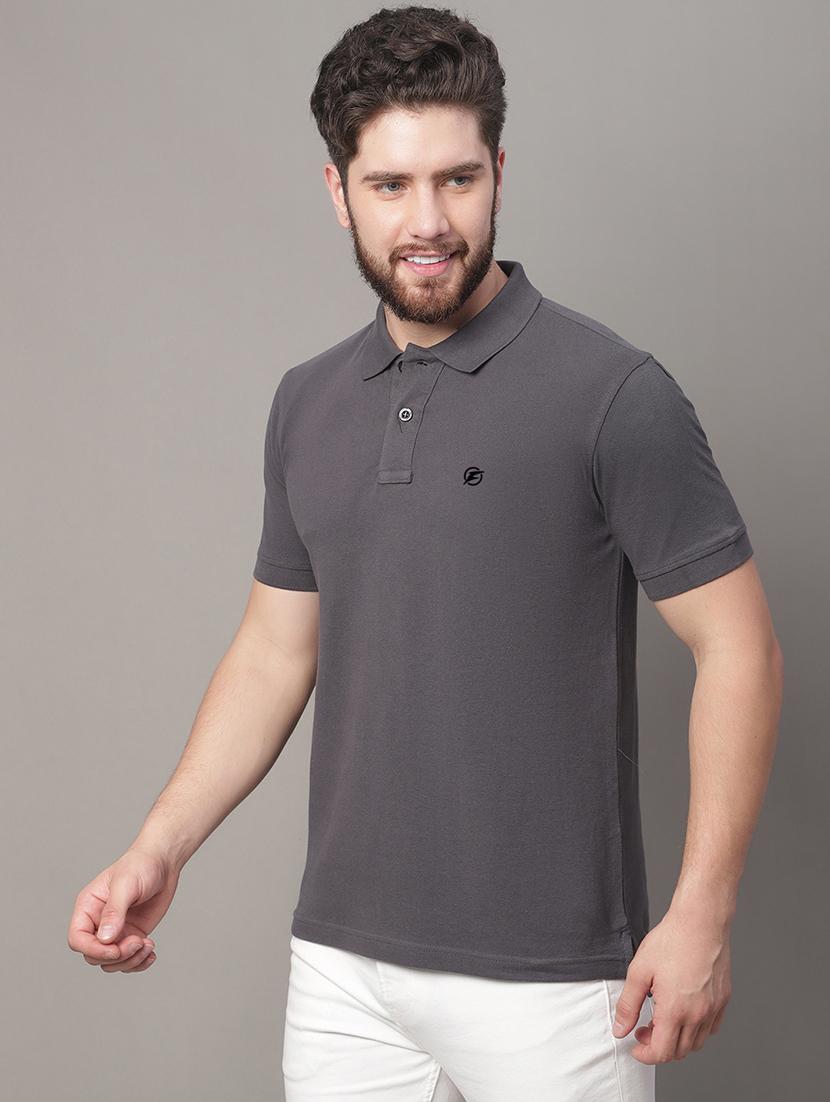 men solid polo t-shirt - 20390515 - Standard Image - 1
