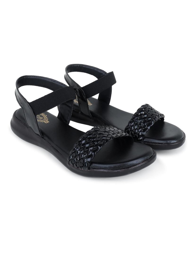 black ankle strap sandal - 20393383 -  Zoom Image - 0