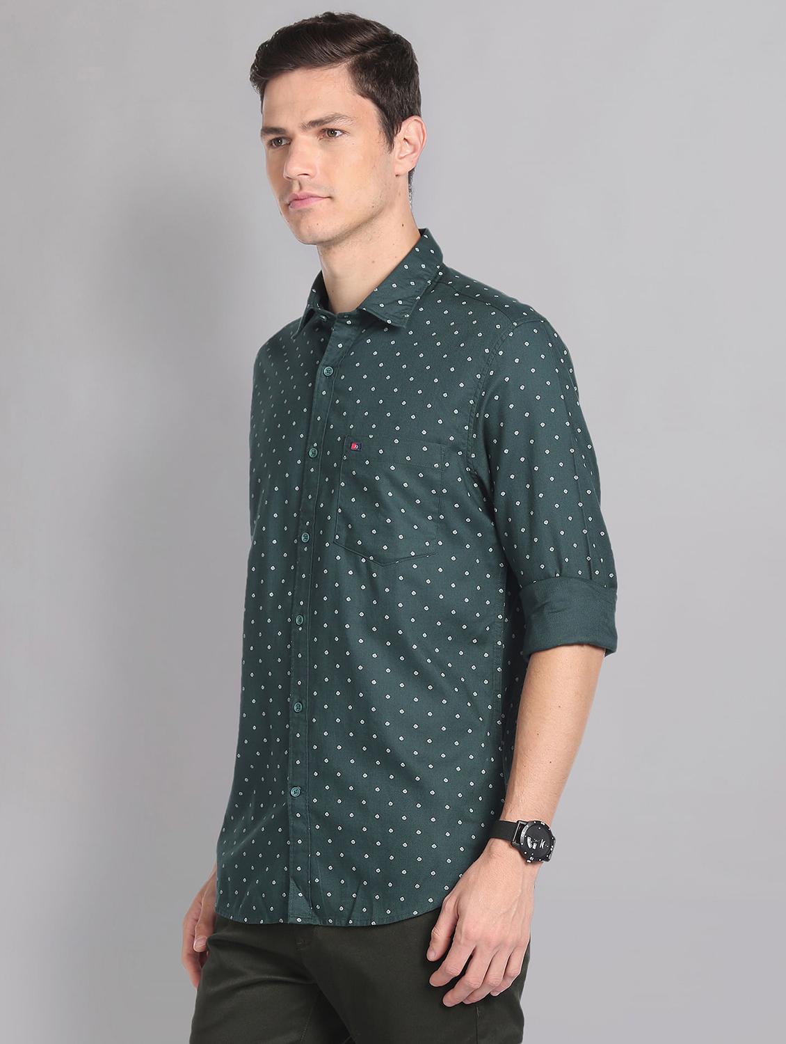 men's long sleeves casual shirt - 20396468 - Standard Image - 1