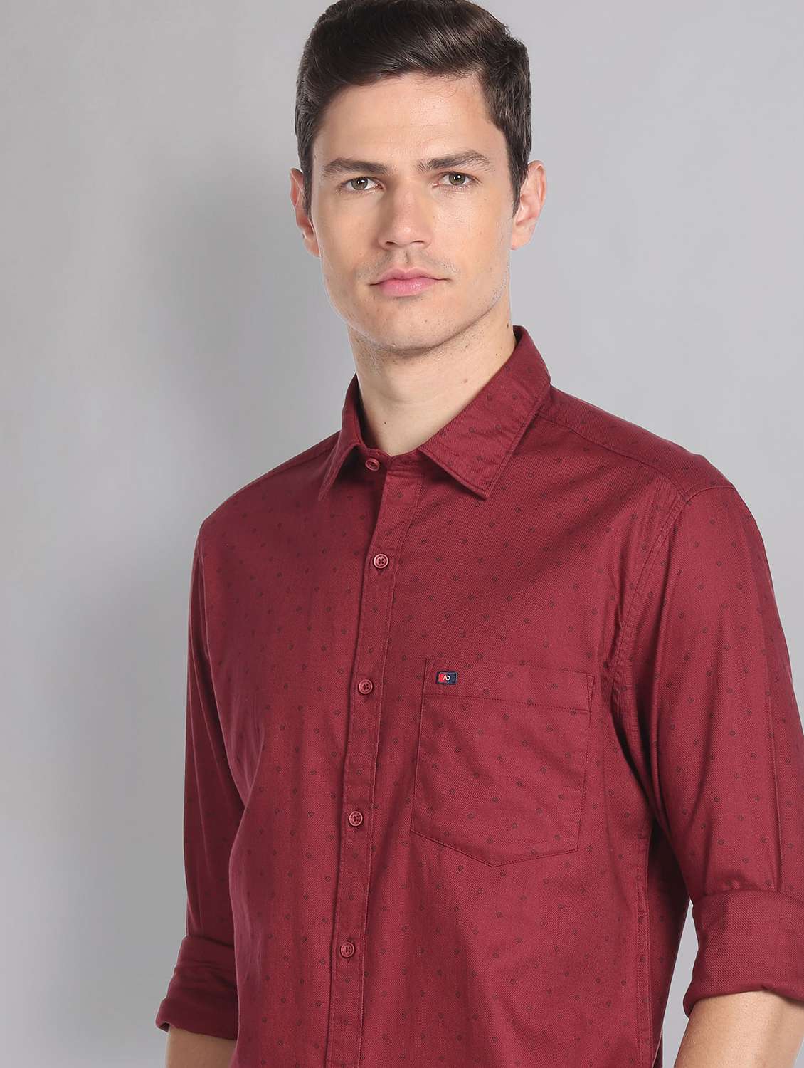 men's long sleeves casual shirt - 20396471 -  Standard Image - 1