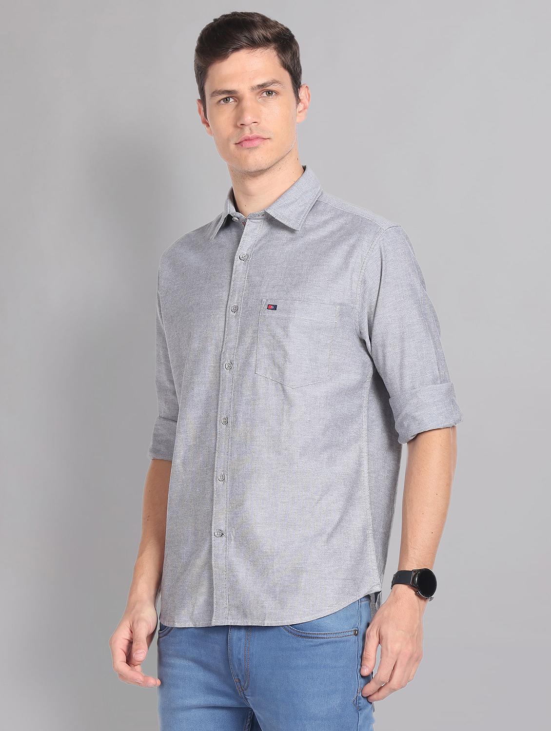 men's long sleeves casual shirt - 20396474 - Standard Image - 1