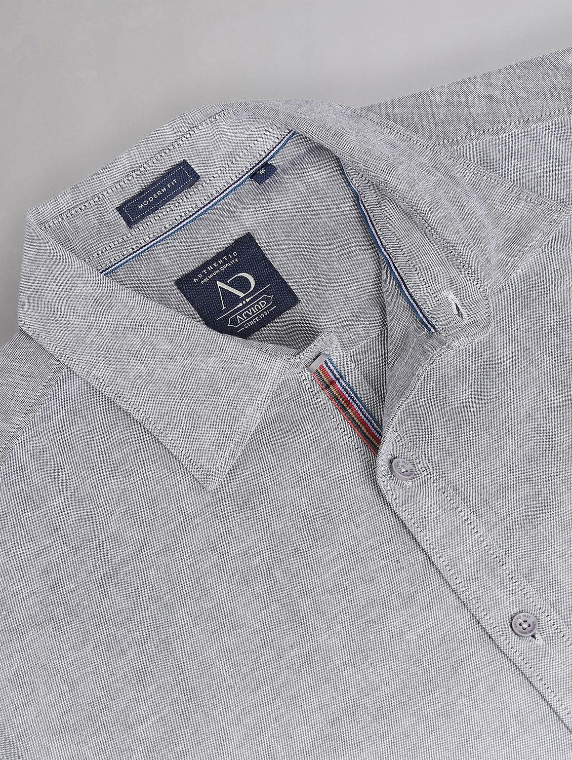 men's long sleeves casual shirt - 20396474 - Standard Image - 4