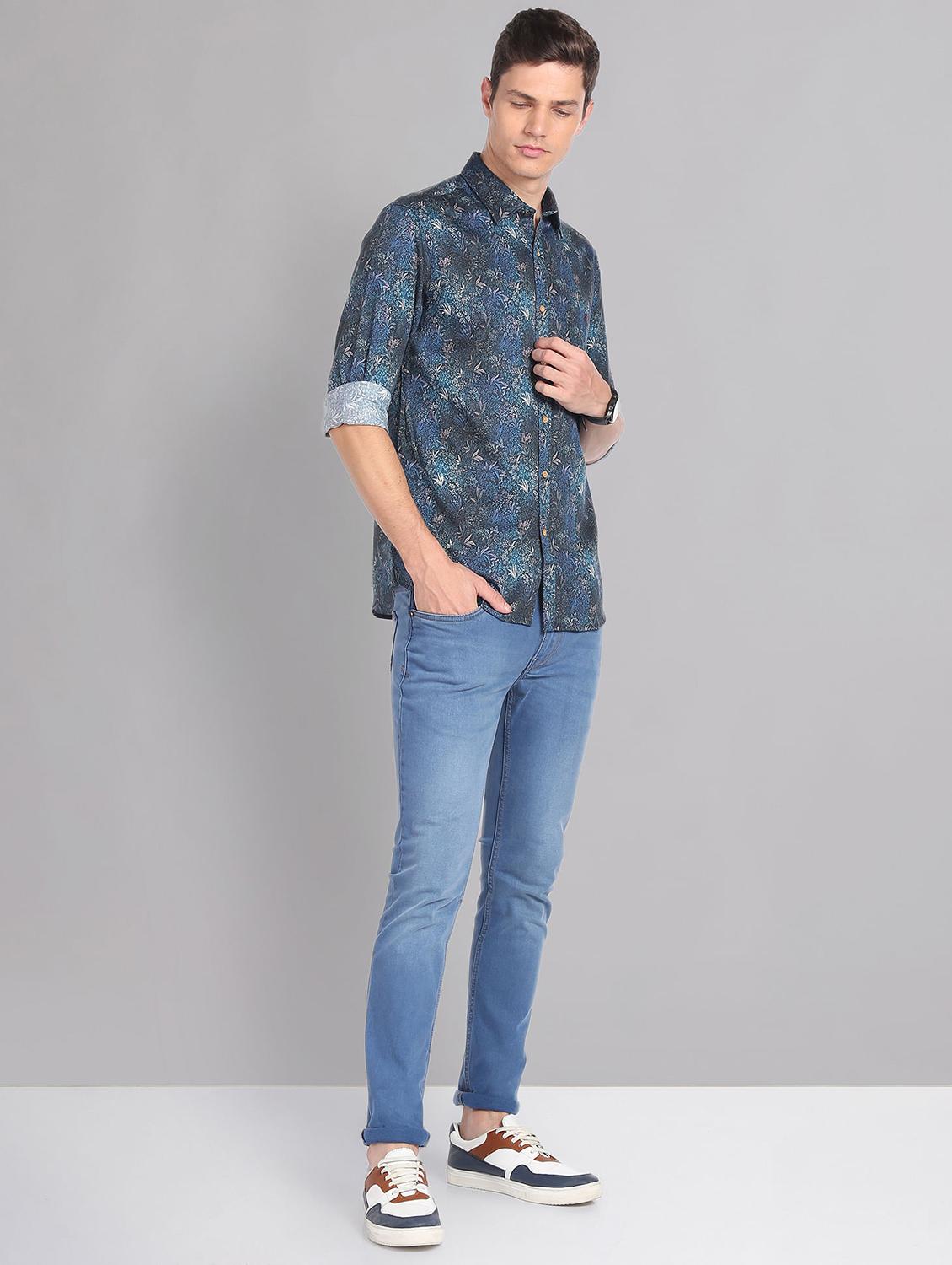 tropical print cotton shirt - 20396481 - Standard Image - 4