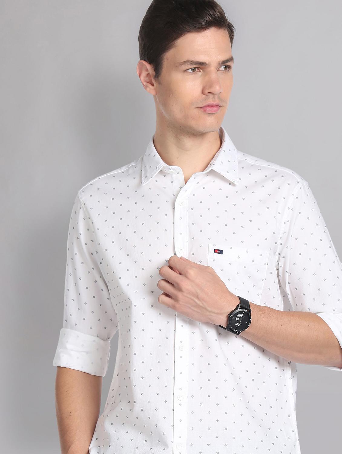 men's long sleeves casual shirt - 20396483 - Standard Image - 1