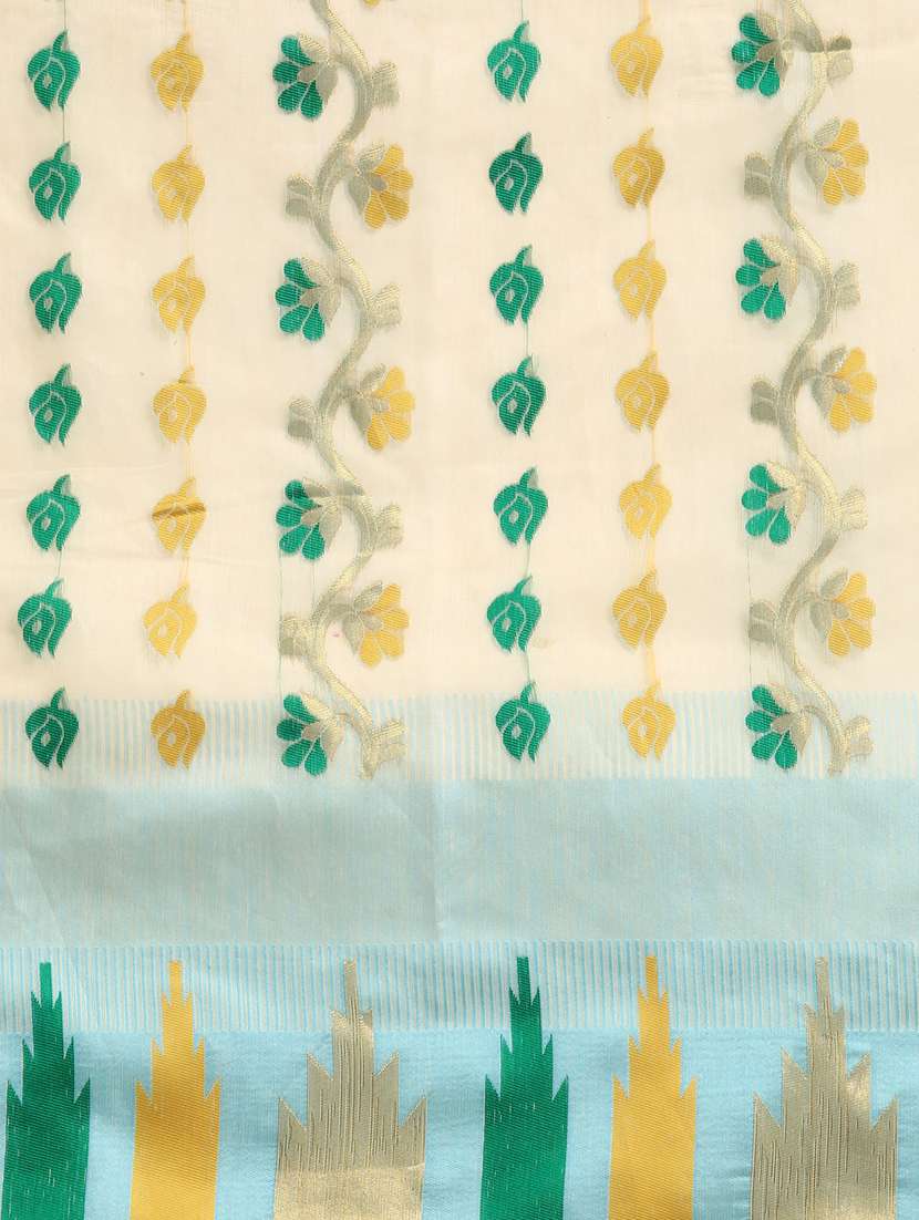 women's self design multi colored saree - 20396598 -  Standard Image - 4