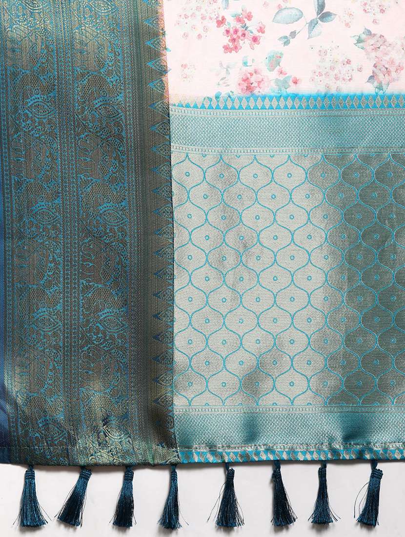 women's banarasi saree - 20396608 - Standard Image - 4