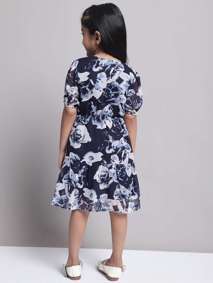 girls square neck short sleeves frock - 20397163 -  Standard Image - 4