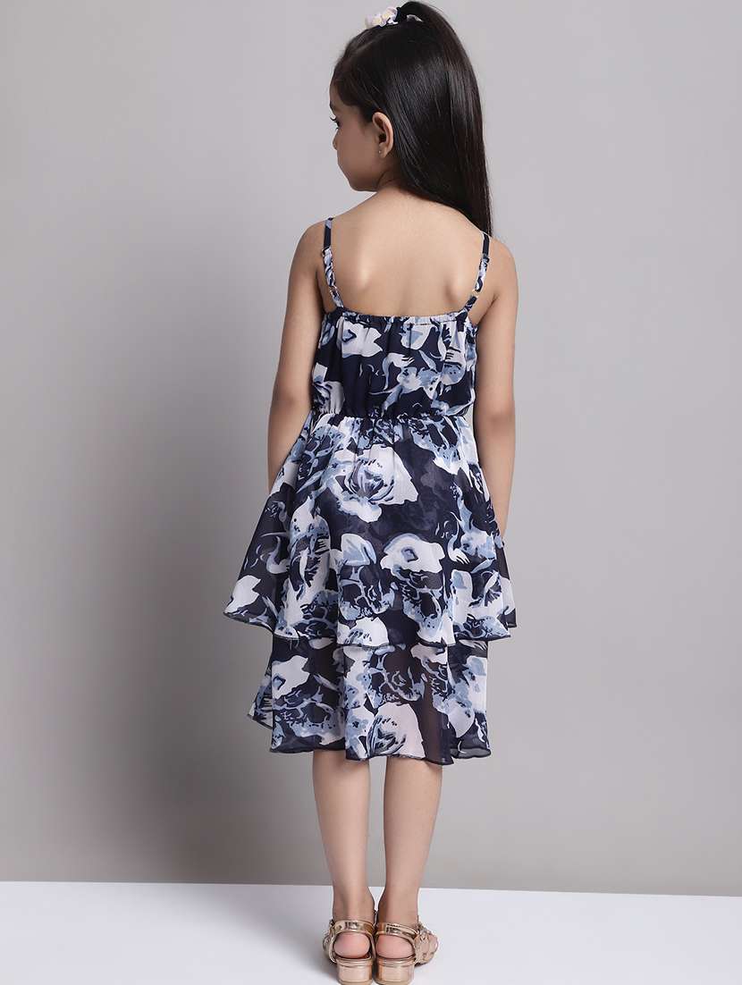 girls square neck sleeveless frock - 20397191 -  Standard Image - 4