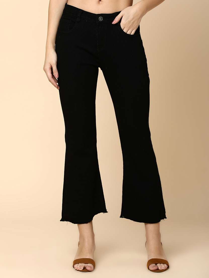 black denim jeans