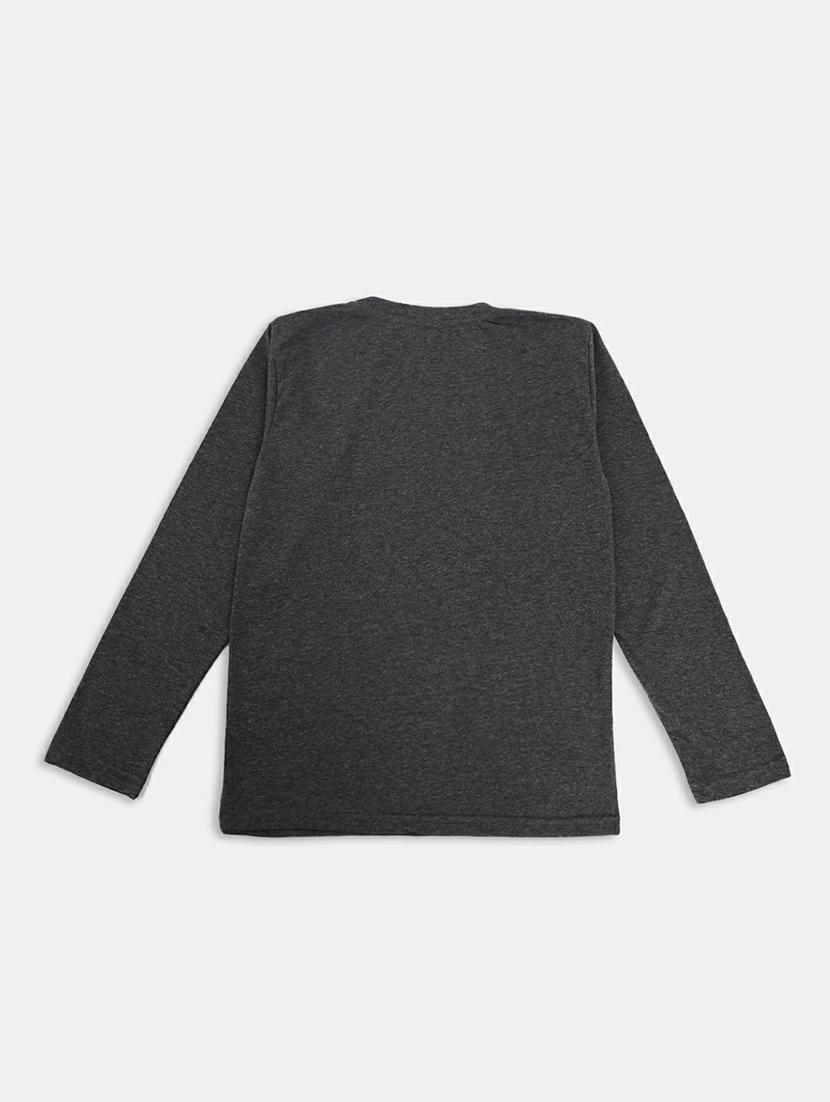 grey cotton blend tshirt - 20400229 - Standard Image - 1